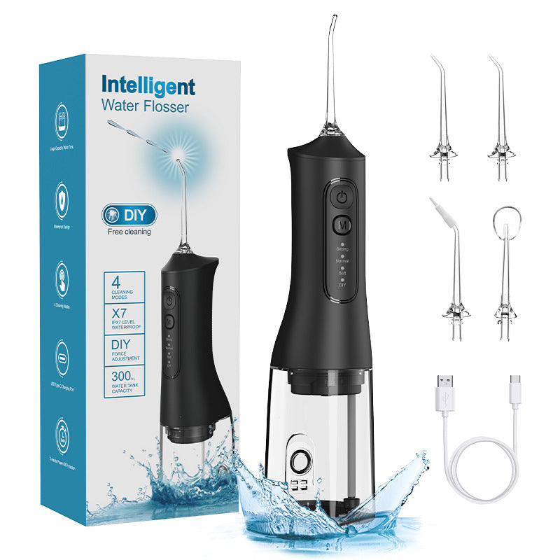 Irrigador Dental Portátil Manual – Limpiador Bucal a Presión sin Baterías