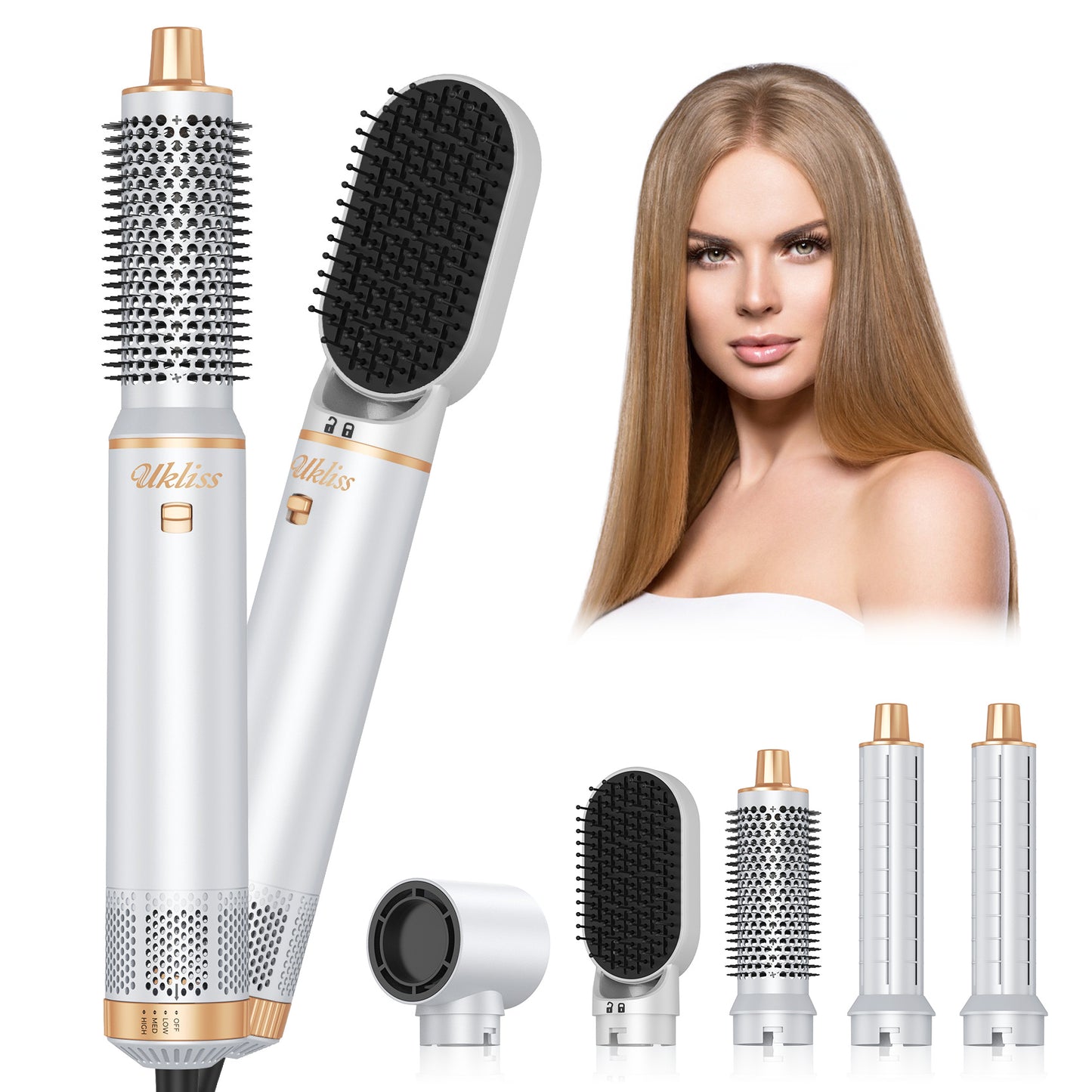 Moldeador Multifunción 5 en 1 AirStyler Pro – Secador, Rizador y Voluminizador