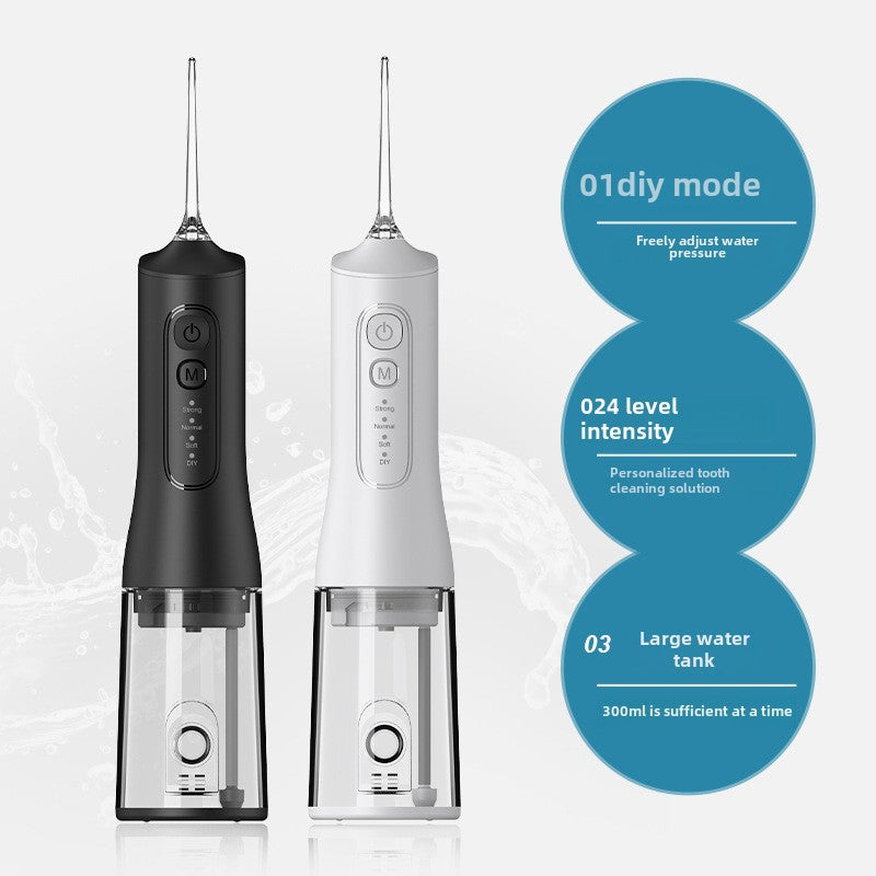 Irrigador Dental Portátil Manual – Limpiador Bucal a Presión sin Baterías