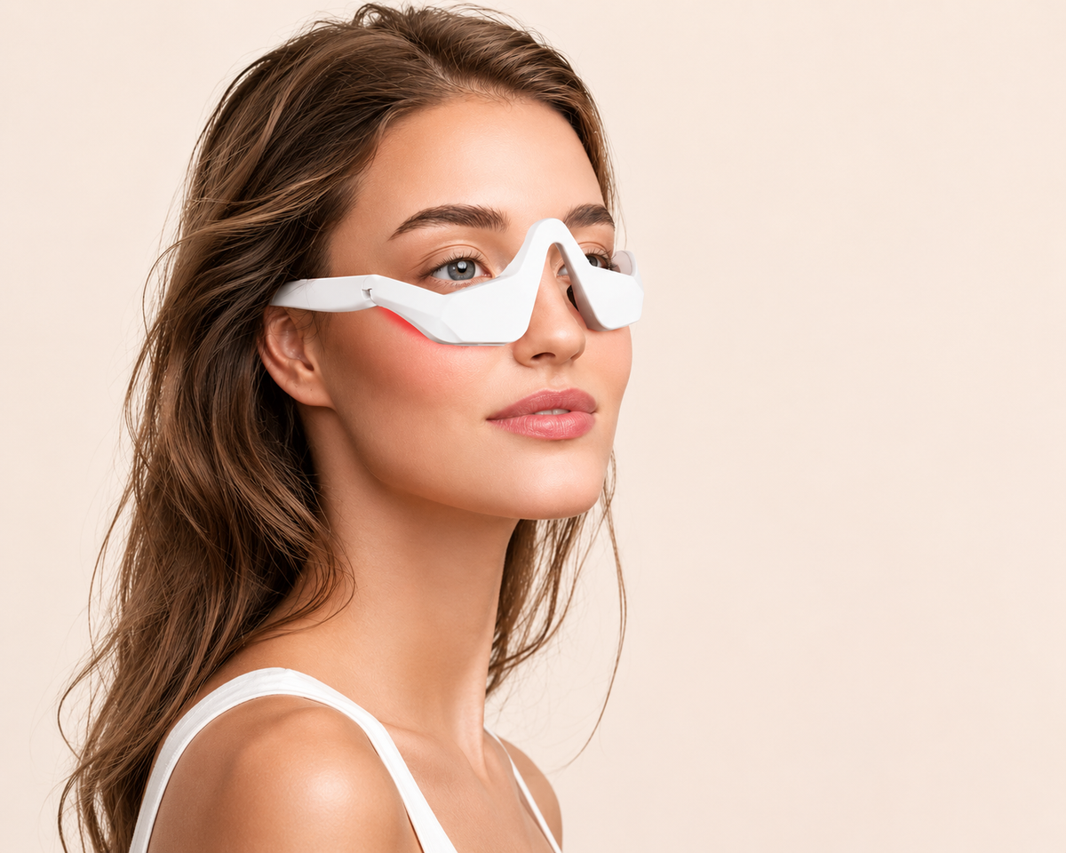 ZINTARA Eye Mask — Mascarilla Ocular con Luz Roja y 4 Modos de Masaje